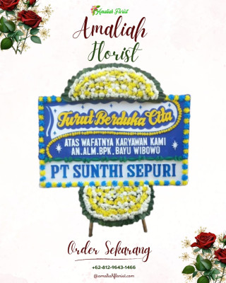 Papan Bunga Duka di Sipinggolpinggol